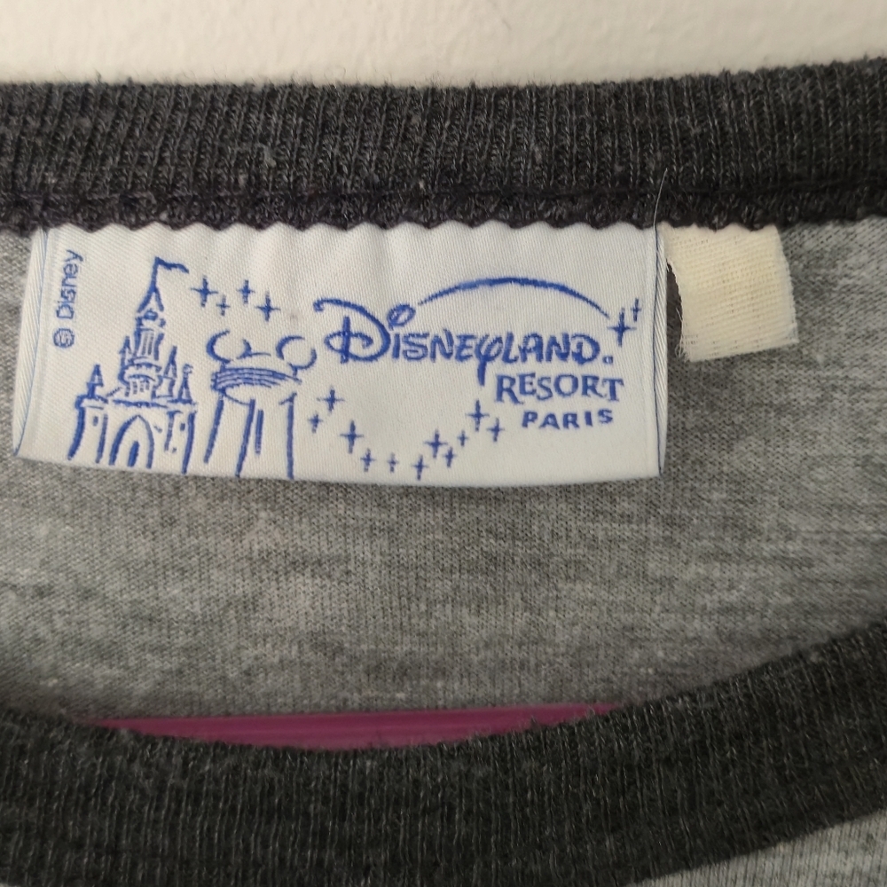 Disney Fashions Large Disneyland Paris 15th Anniversary Mickey Mouse Ringer Tee - Picture 2 of 11
